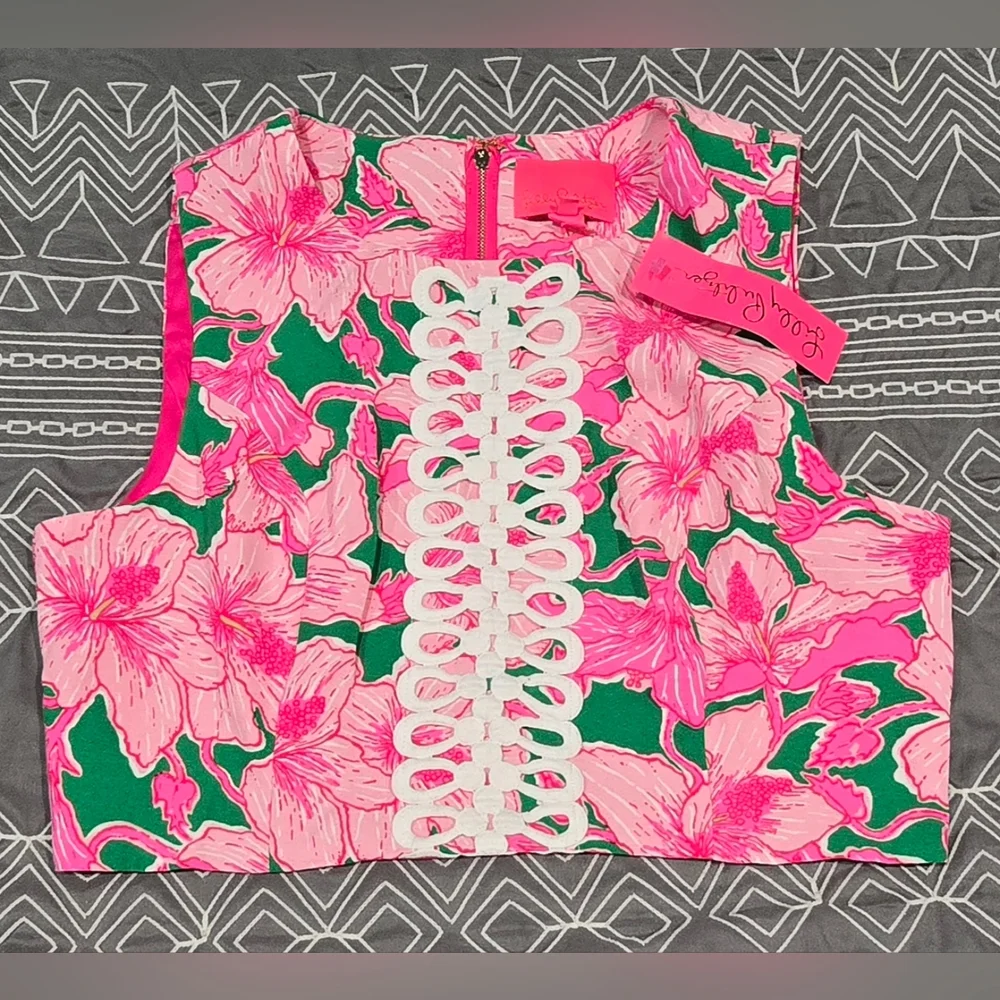 Lilly Pulitzer Leif Maxi Set In Hibis Kiss Size 12 NWT - Picture 7 of 13